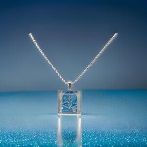 Handmade Stamp Pendant Necklace